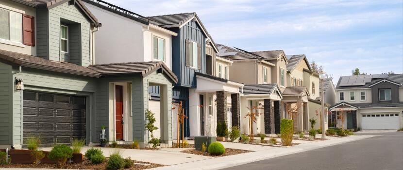 row of townhomes